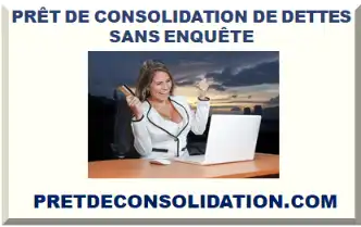 CONSOLIDATION DE DETTE SANS ENQUÊTE 2026-2027